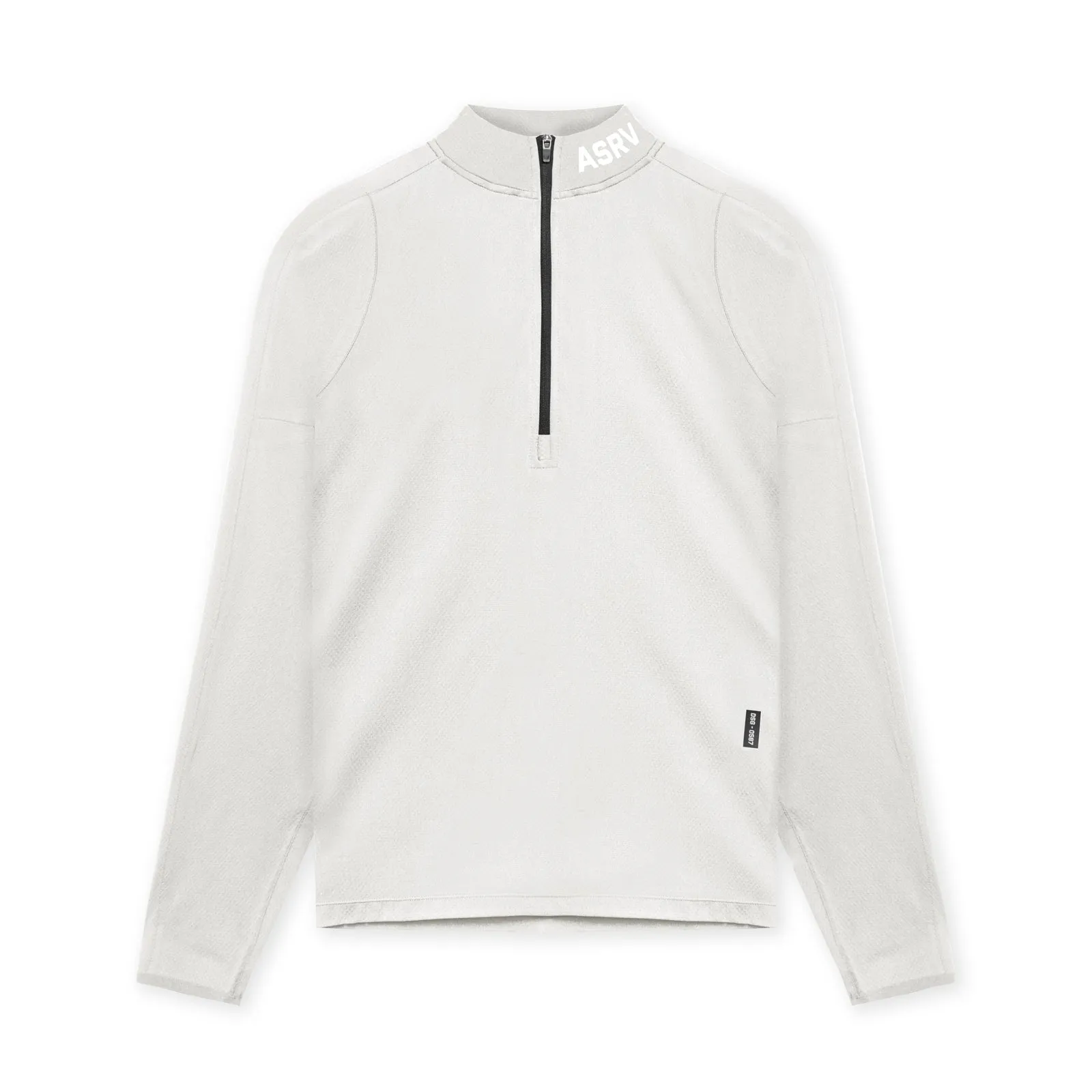 0587. Nano-Mesh Quarter Zip - Stone