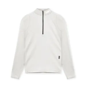 0587. Nano-Mesh Quarter Zip - Stone