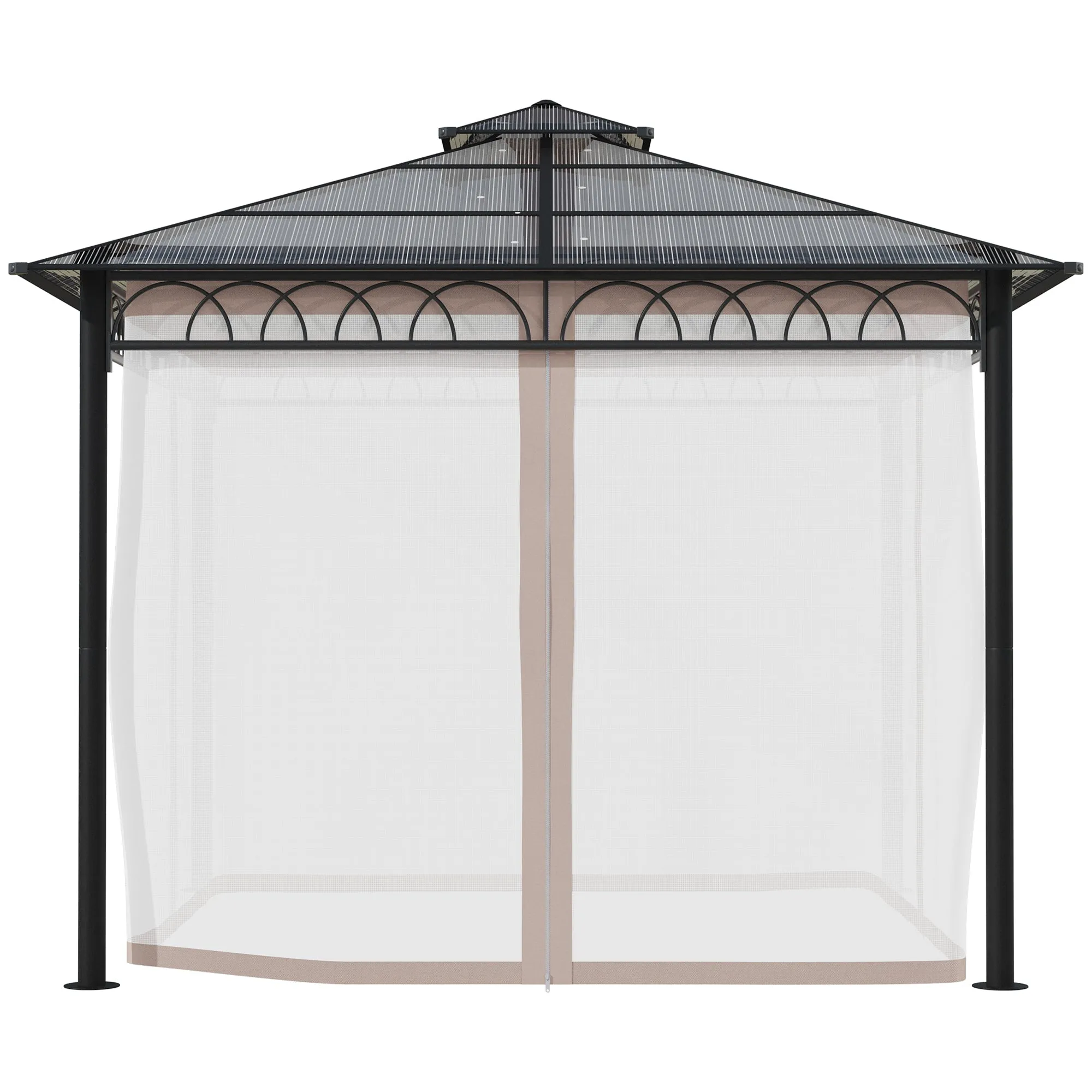 3 x 3 M Outdoor Polycarbonate Gazebo