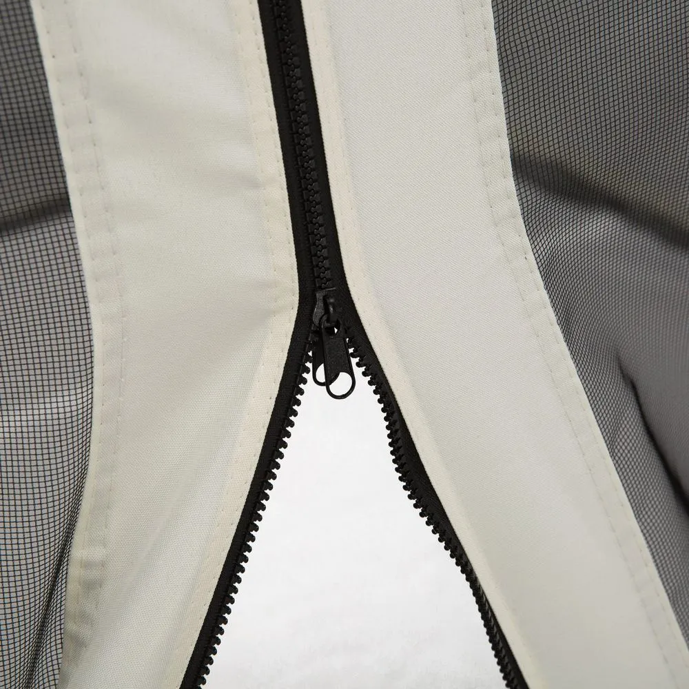 302 x 207cm Universal Replacement Gazebo Mesh Netting Screen Walls