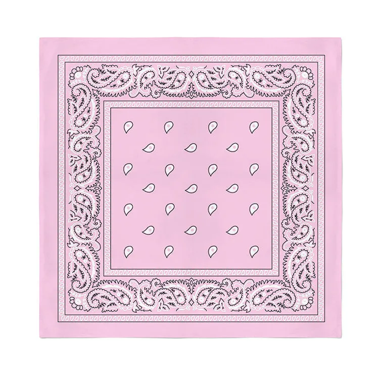 4 Pack XL Cotton Paisley Bandanas - Fast FREE Shipping
