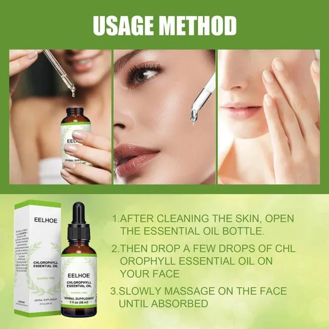 59ml Organic Chlorophyll Superior Serum Anti Wrinkle Aging Moisturizing Face Serum Collagen Shrink Pore Repair Facial Skin Care