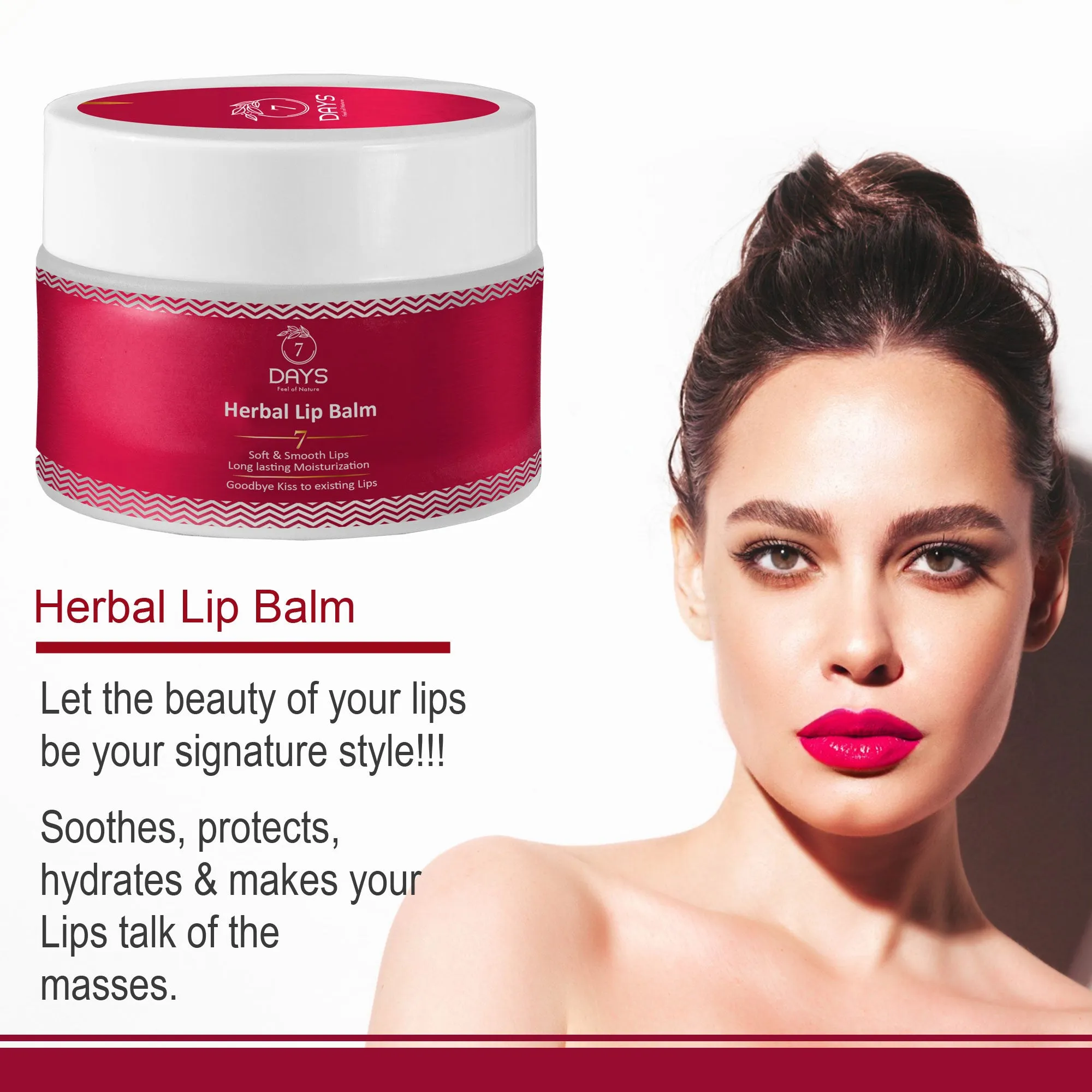 7Days Beetroot Lip Balm - 15 gms