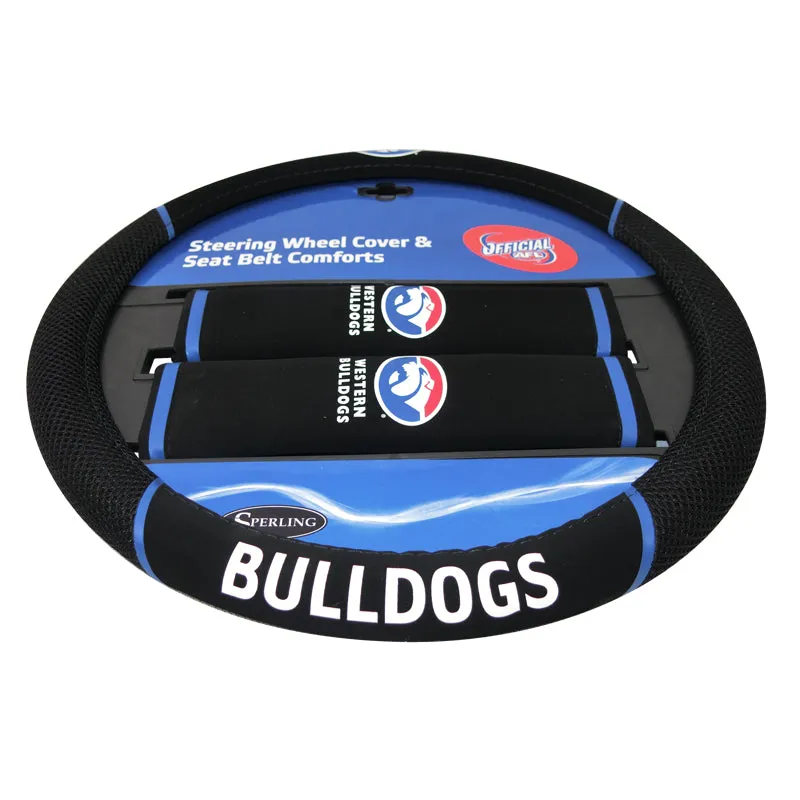 AFL Western Bulldogs Steering Wheel Cover