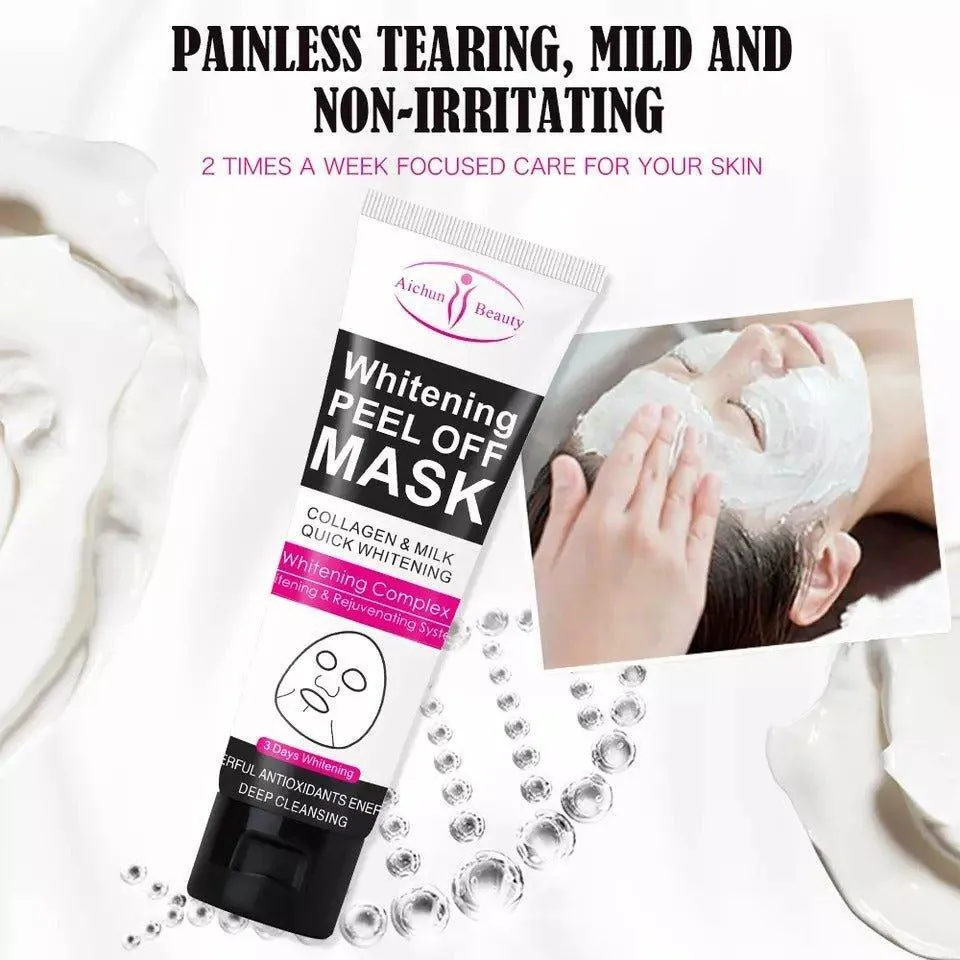 Aichun Beauty Whitening Collagen & Milk Peel Off Mask - 120ml
