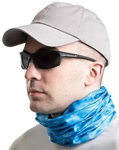 Aqua Design Fishing Hunting Masks Neck Gaiters for Men and Youth: UPF 50  Sun Mask Protection: Camo Half Face Cover Balaclava Bandana