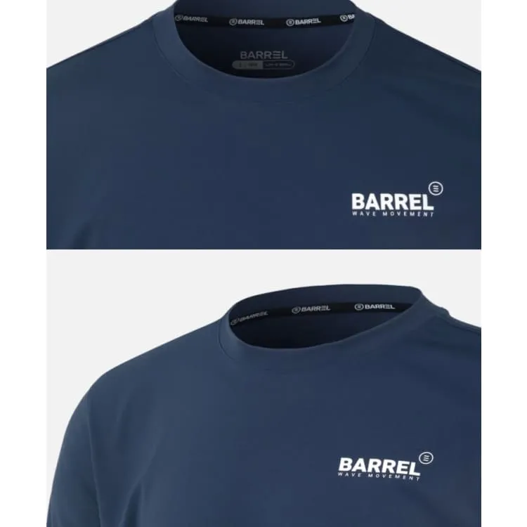 Barrel Men Vibe Sunset S/S Rashguard-BLUE