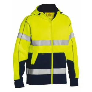 Bisley Taped Hi Vis Fleece Hoodie