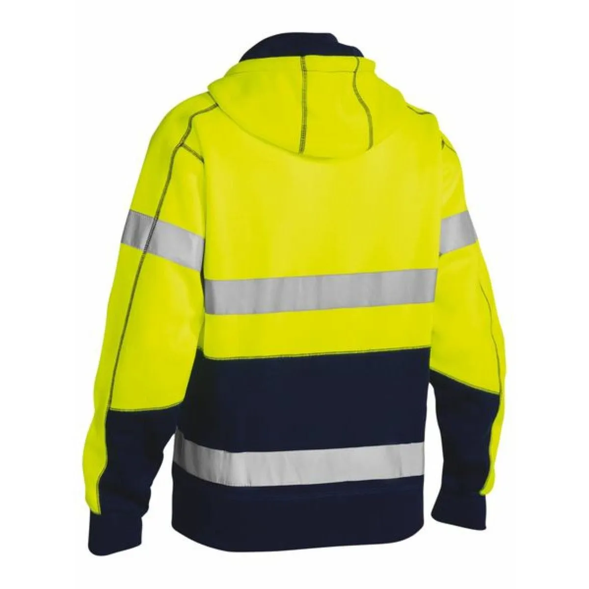 Bisley Taped Hi Vis Fleece Hoodie
