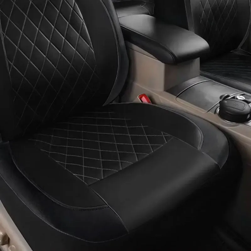 Black Leatherite Car Seat Covers