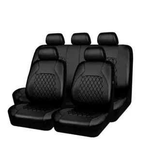 Black Leatherite Car Seat Covers