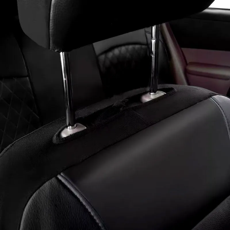 Black Leatherite Car Seat Covers