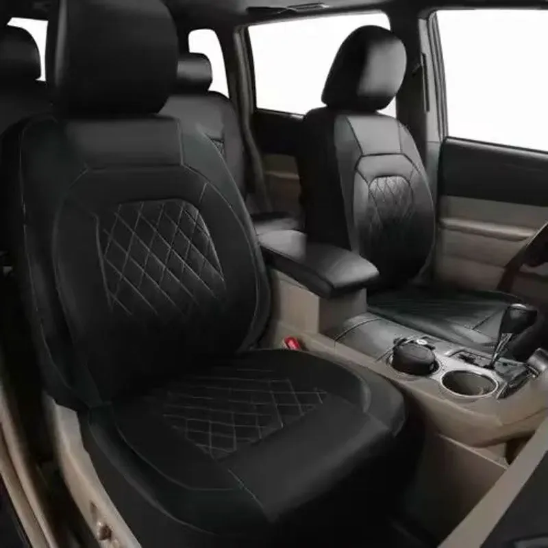 Black Leatherite Car Seat Covers