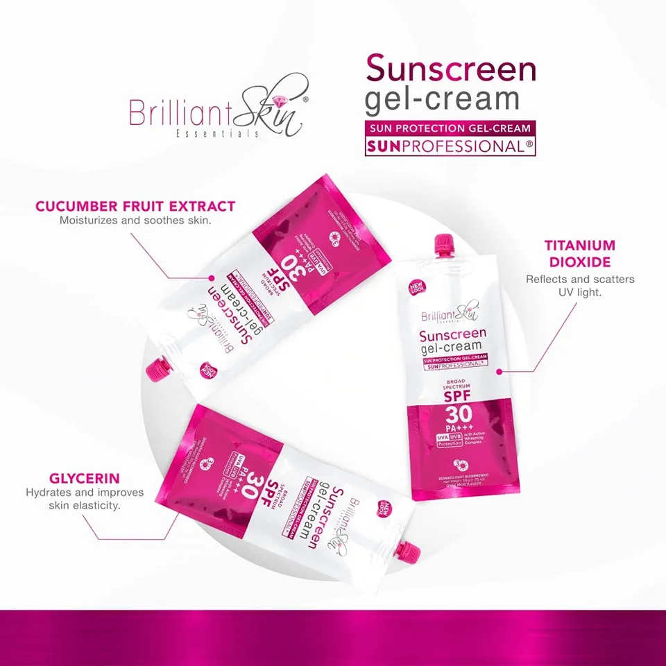 Brilliant Skin Sunscreen Gel-Cream Spf30 PA    - 50g