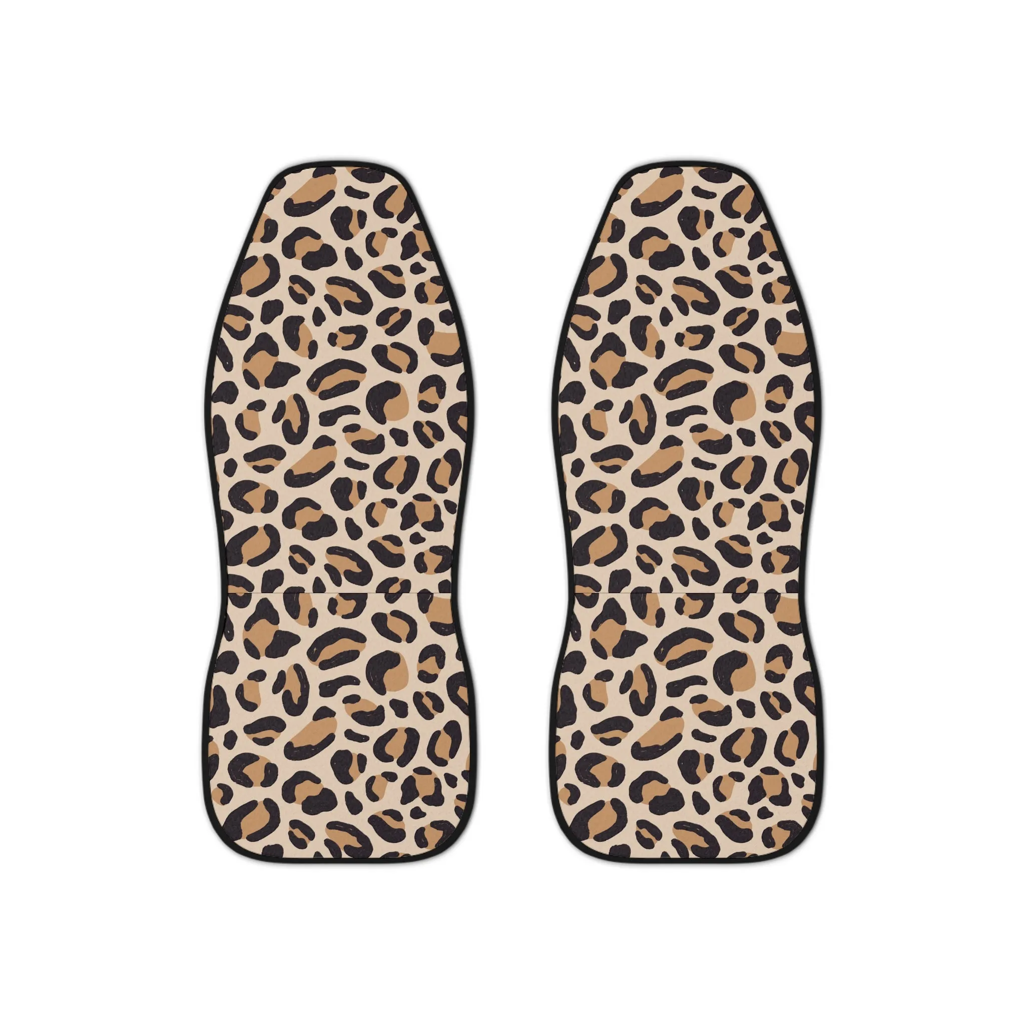 Brown Animal Print Car Seat Cover