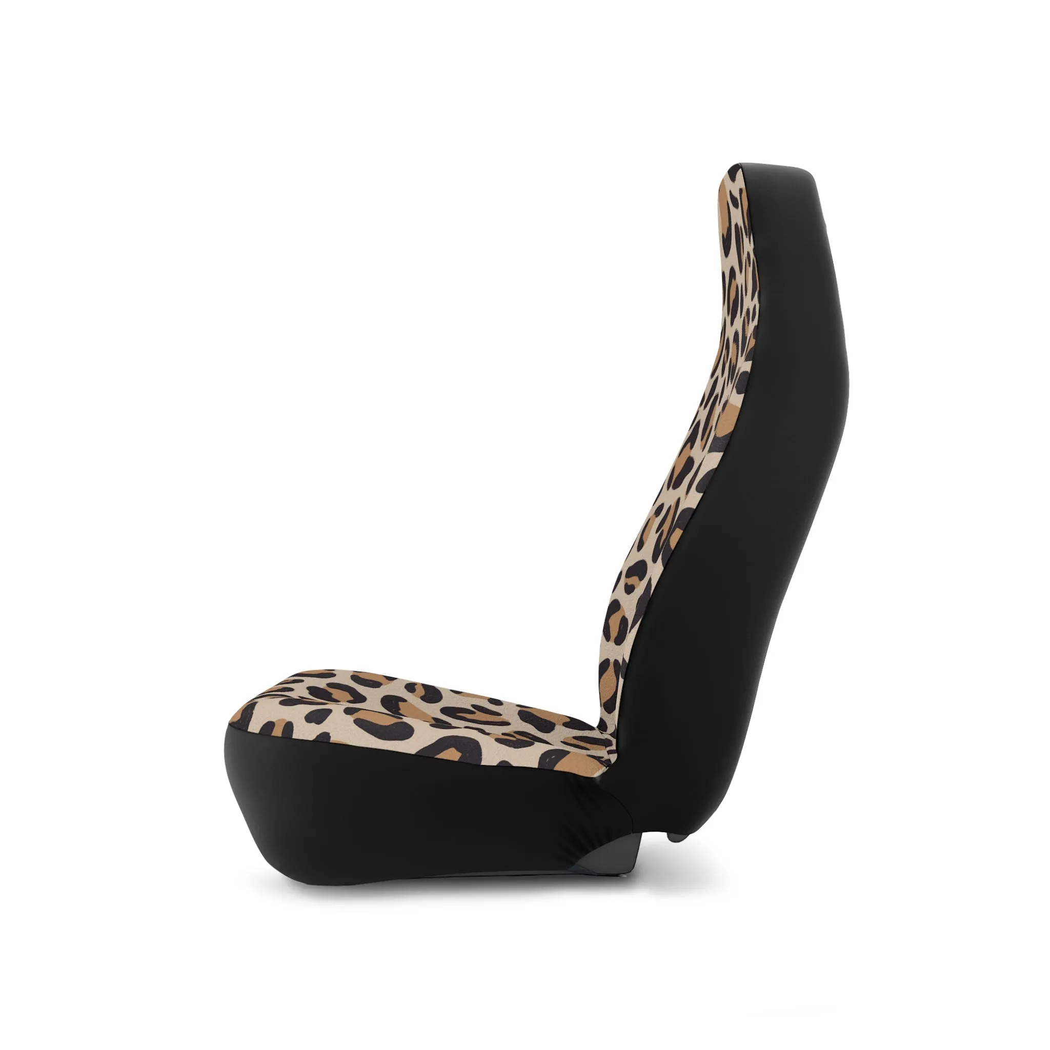 Brown Animal Print Car Seat Cover