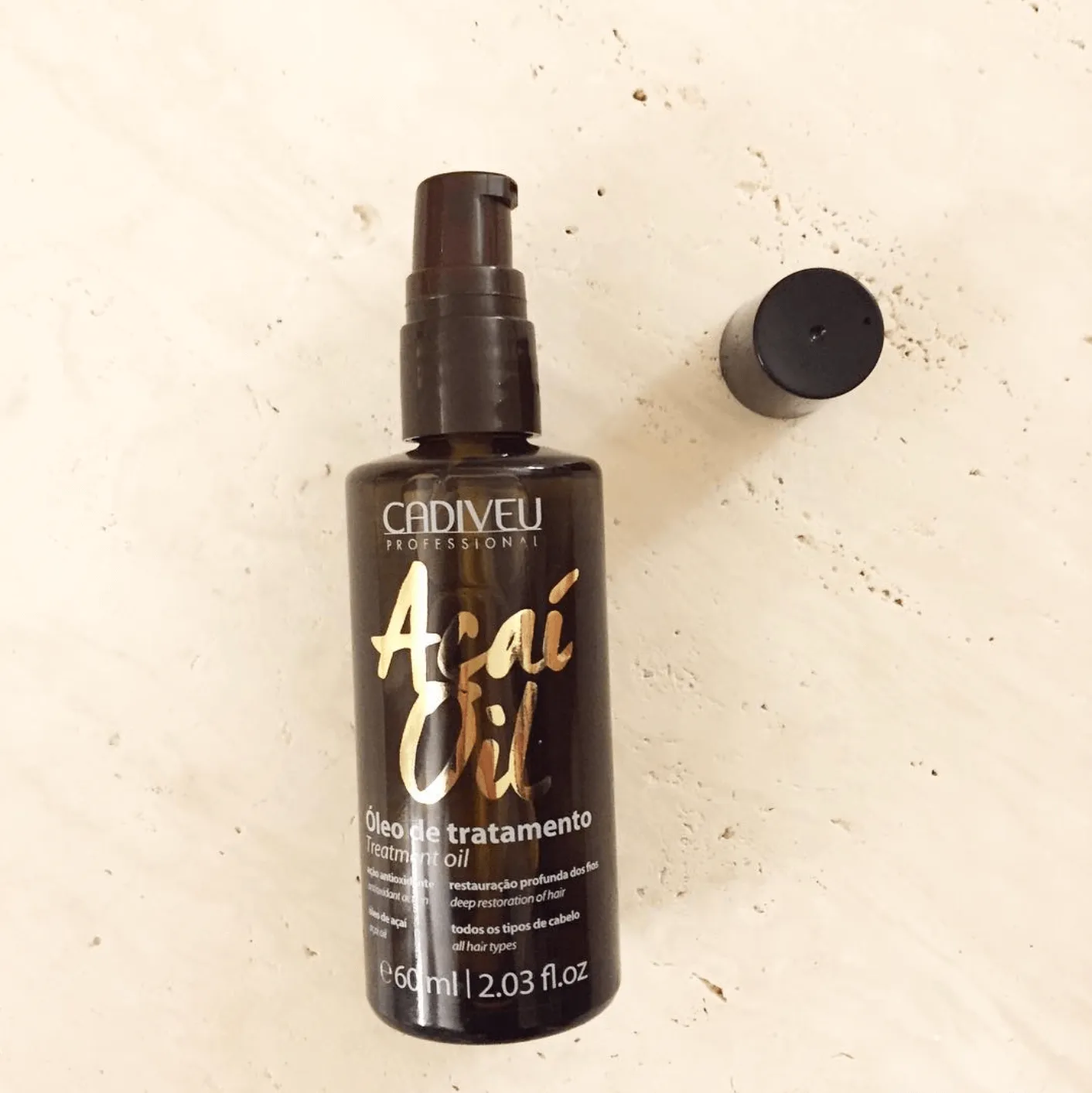CADIVEU - Acai Treatment Oil 60ml, Frizz-Free Shine & Protection