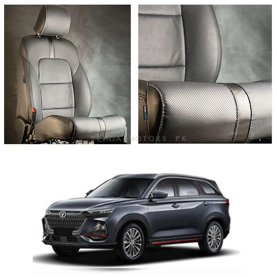Changan Oshan X7 Type R Black Black Seat Covers 5 Seater - Model 2022-2024