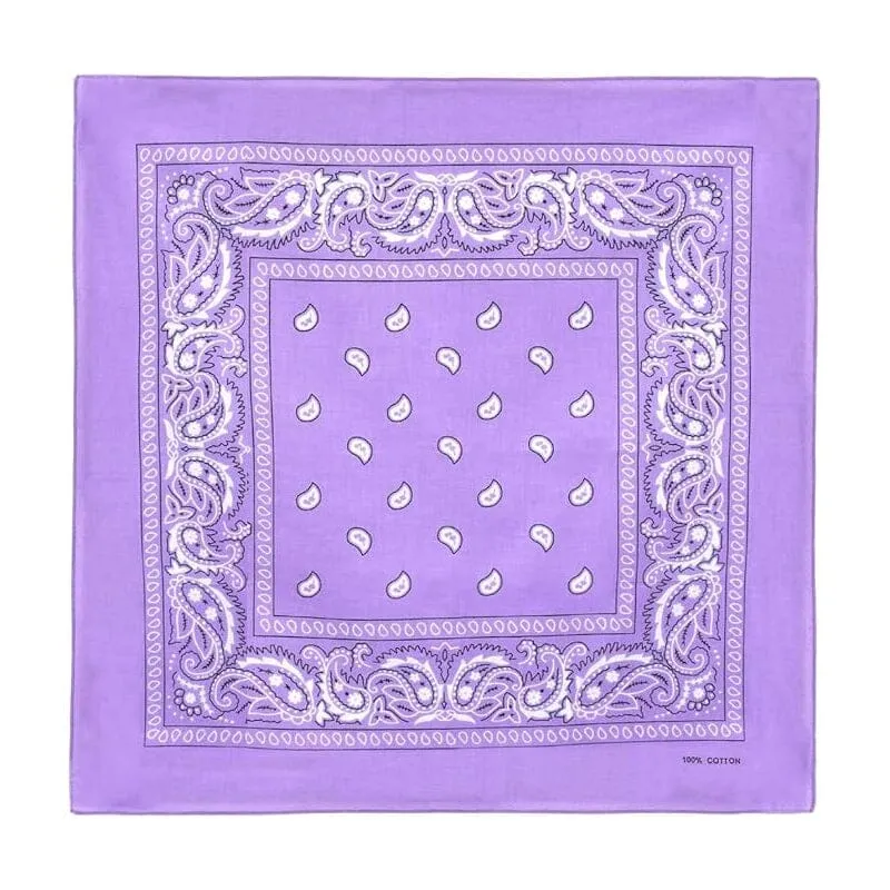 Cotton Color Bandana (12 units)