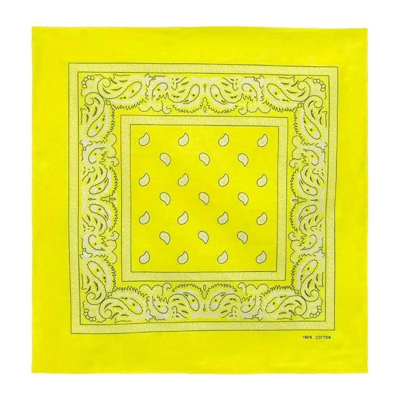 Cotton Color Bandana (12 units)