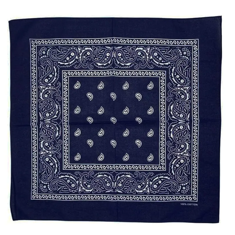 Cotton Color Bandana (12 units)