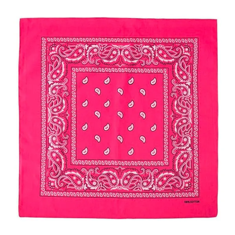 Cotton Color Bandana (12 units)