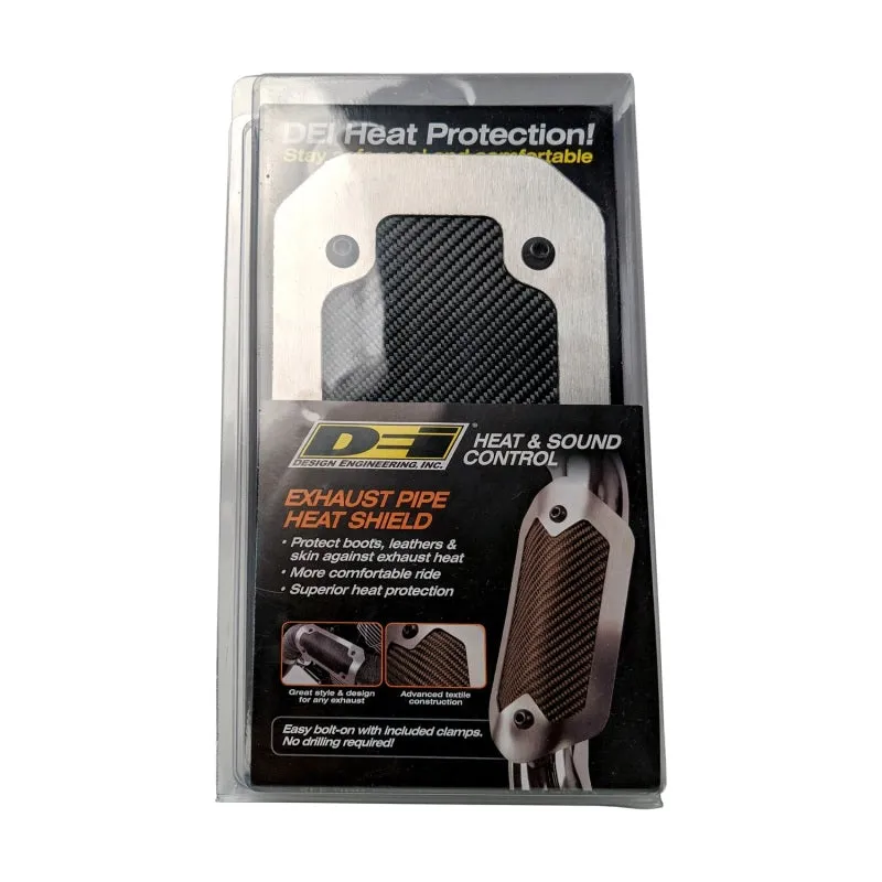 DEI Onyx Pipe Shield - 4.0 x 8.0 " - Brushed/Onyx Black