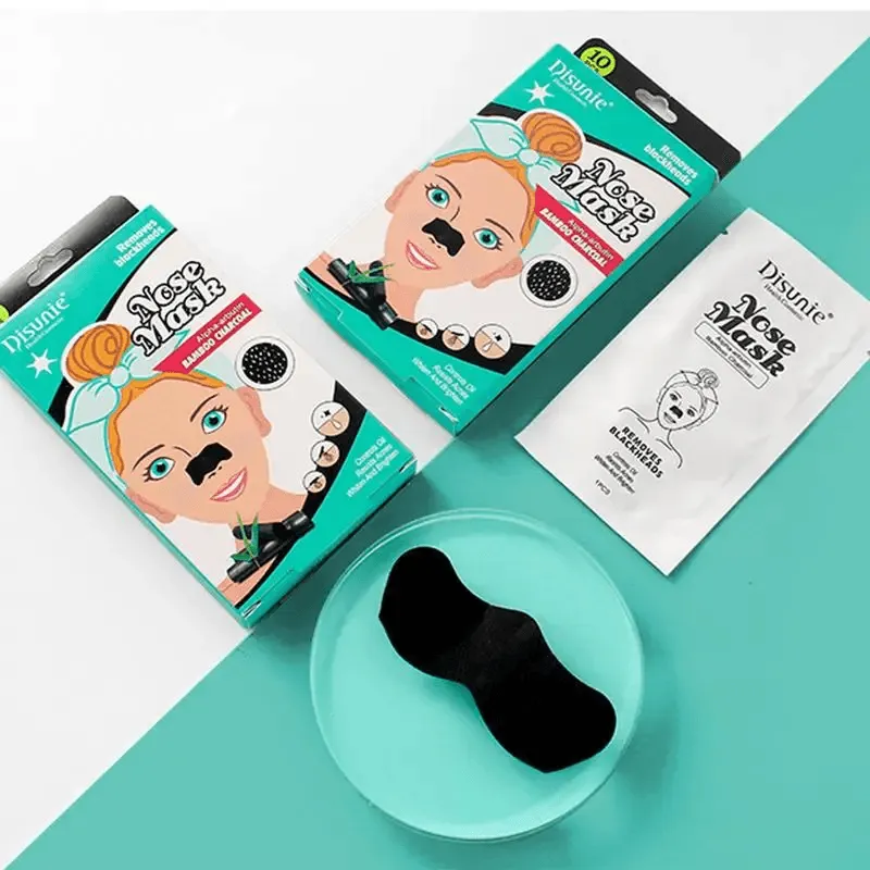 Disunie Removes Blackhead Nose Mask Bamboo Charcoal - 10Pcs