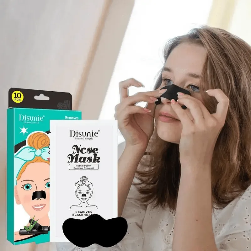Disunie Removes Blackhead Nose Mask Bamboo Charcoal - 10Pcs