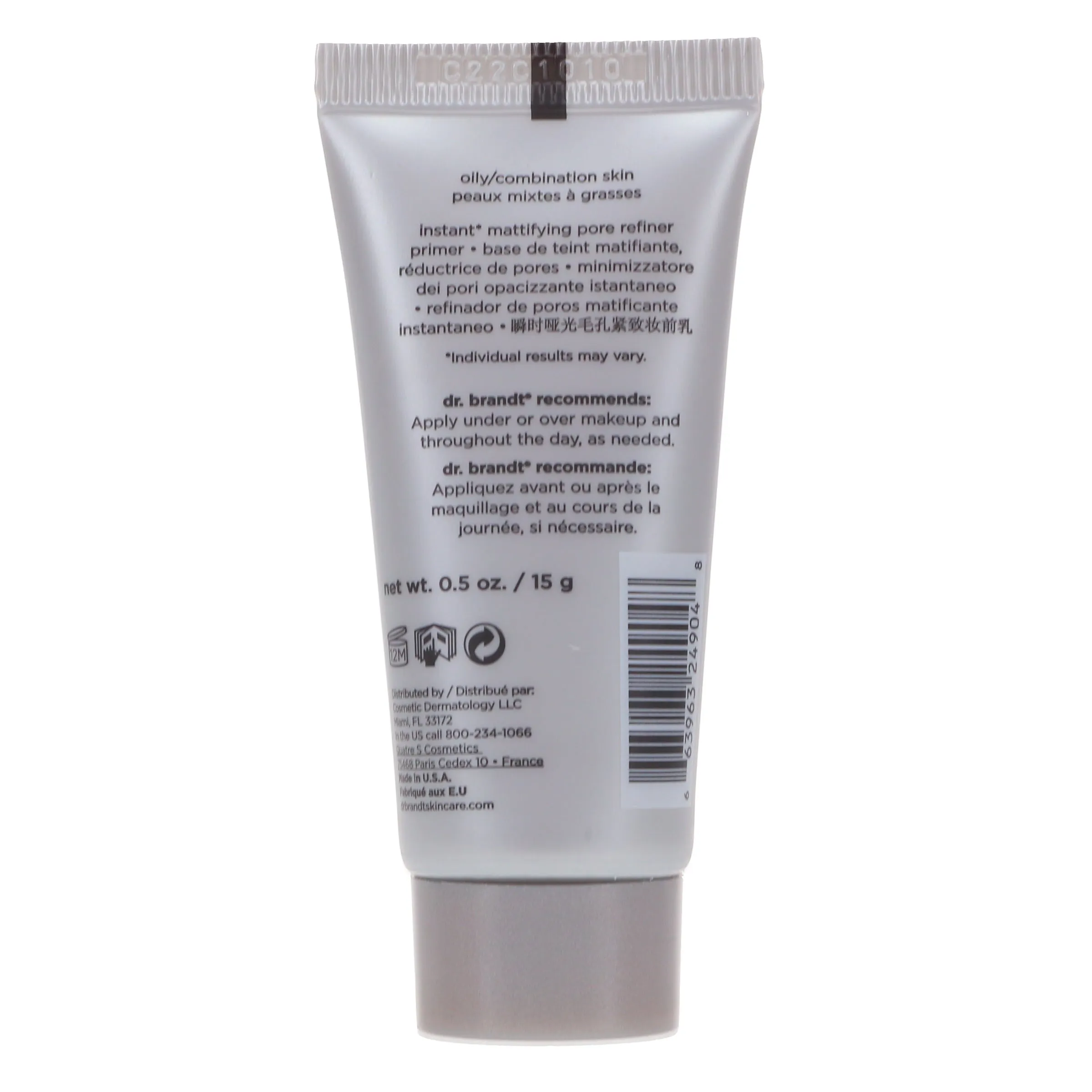 Dr. Brandt Pores No More Pore Refiner Primer 0.5 oz