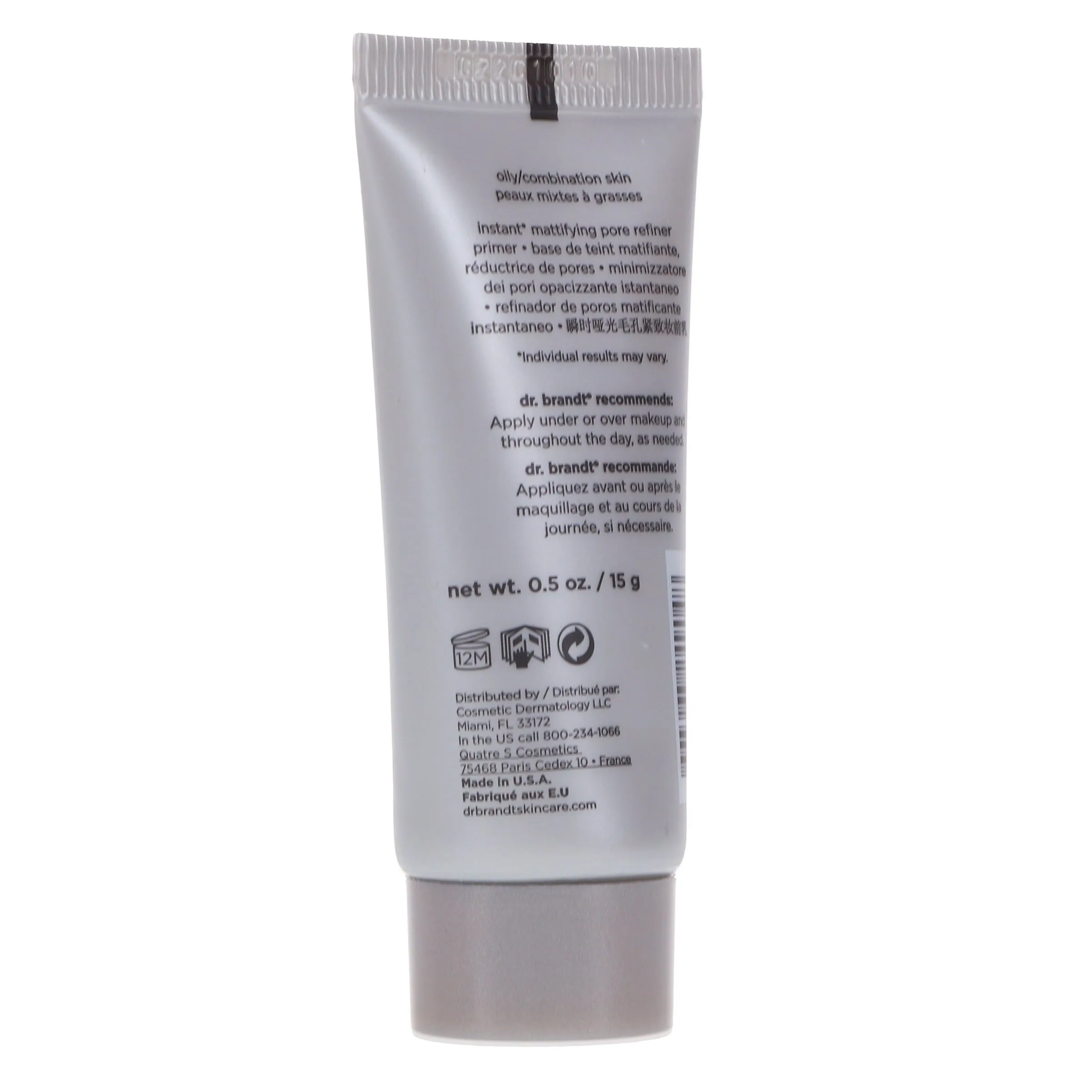 Dr. Brandt Pores No More Pore Refiner Primer 0.5 oz