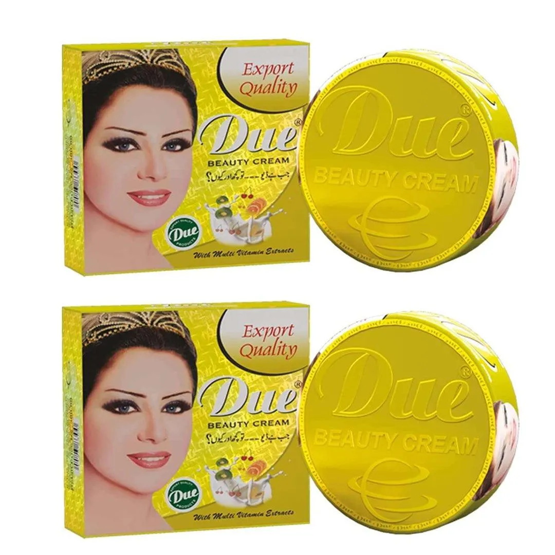 Due Whitening Beauty Cream × 2 Pcs (Offer)
