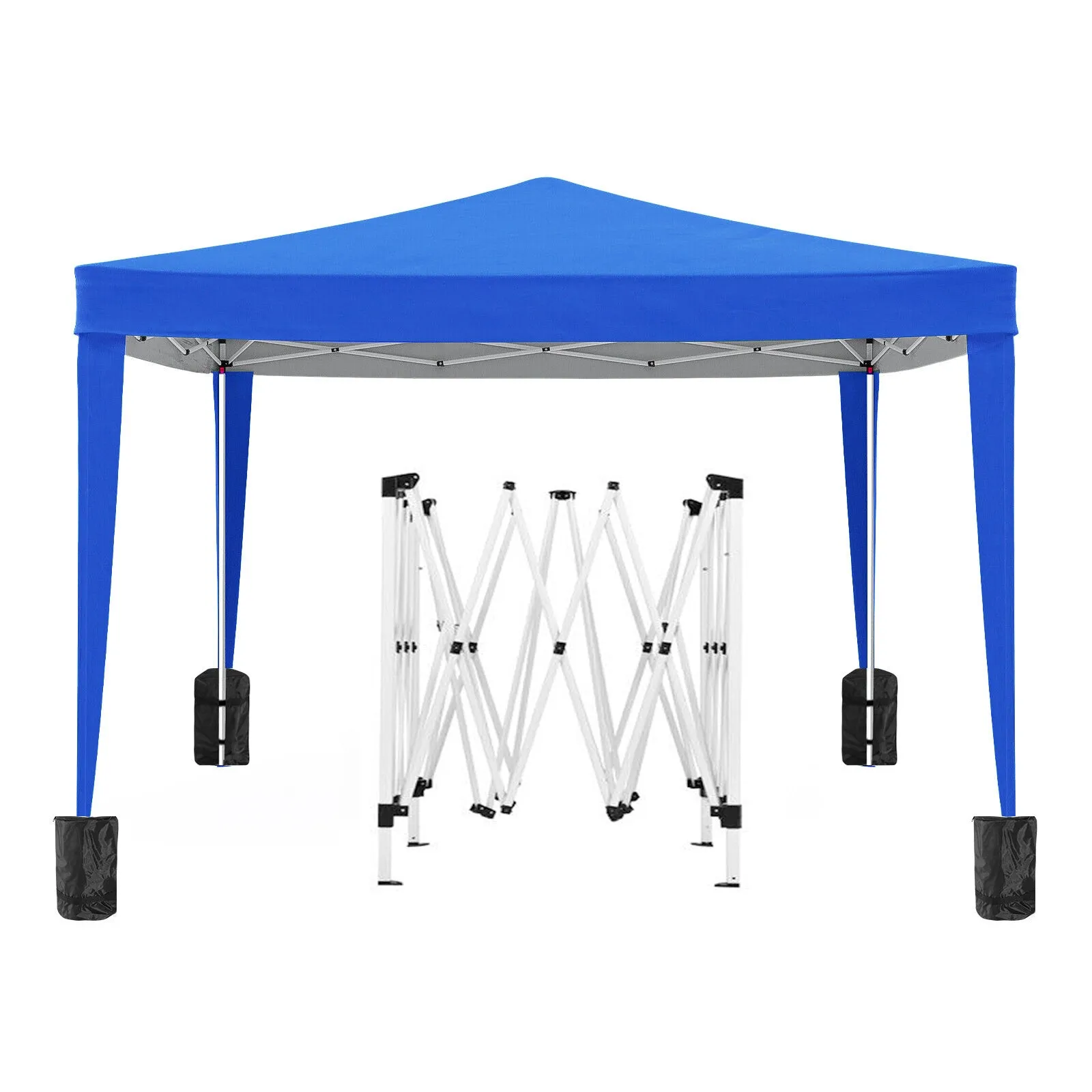 EZ 10x10 ft Pop Up Canopy Outdoor - Blue