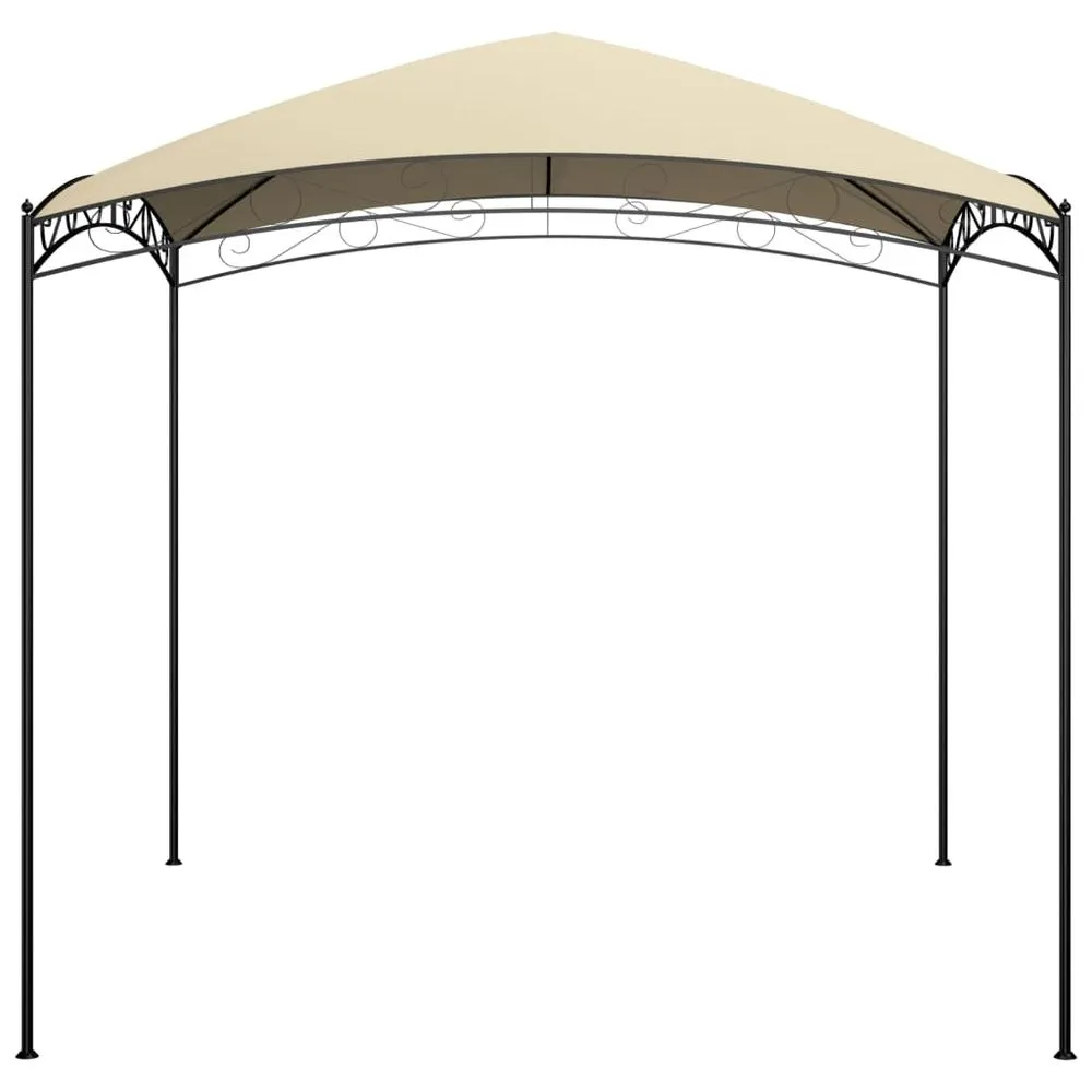 Gazebo 3x3x2.65m to 3x4x2.65m in Taupe, Anthracite & Cream 180 g/m²