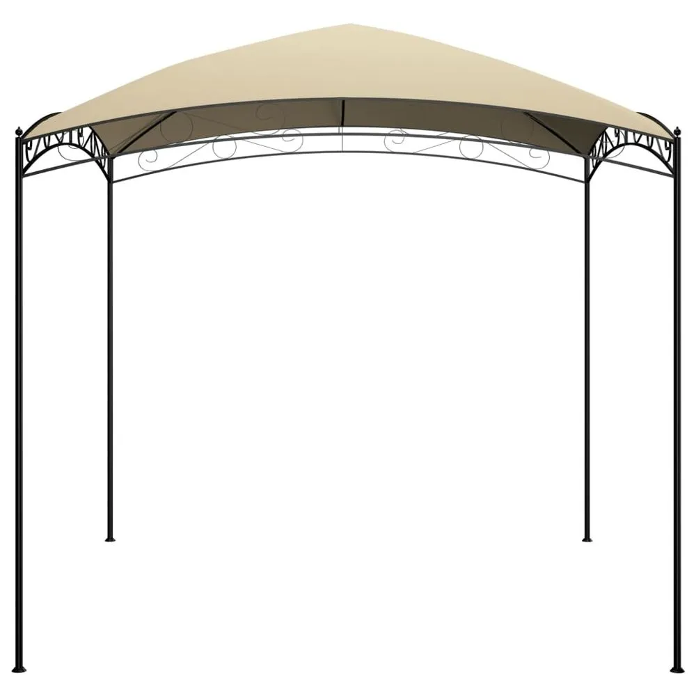 Gazebo 3x3x2.65m to 3x4x2.65m in Taupe, Anthracite & Cream 180 g/m²