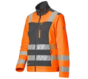 High-vis softshell jacket e.s.motion 24/7, ladies'