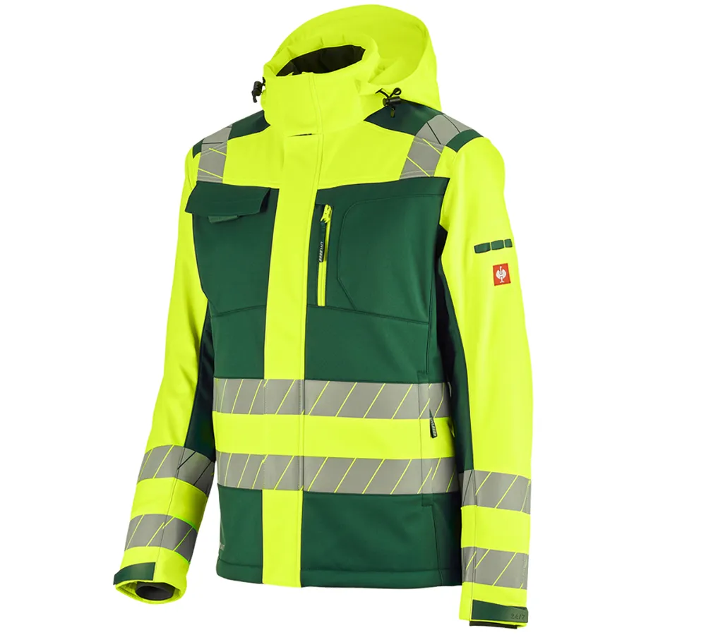 High-vis winter softshell jacket e.s.motion 24/7
