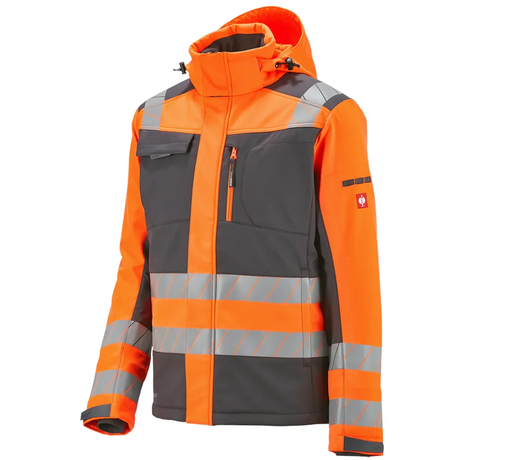 High-vis winter softshell jacket e.s.motion 24/7