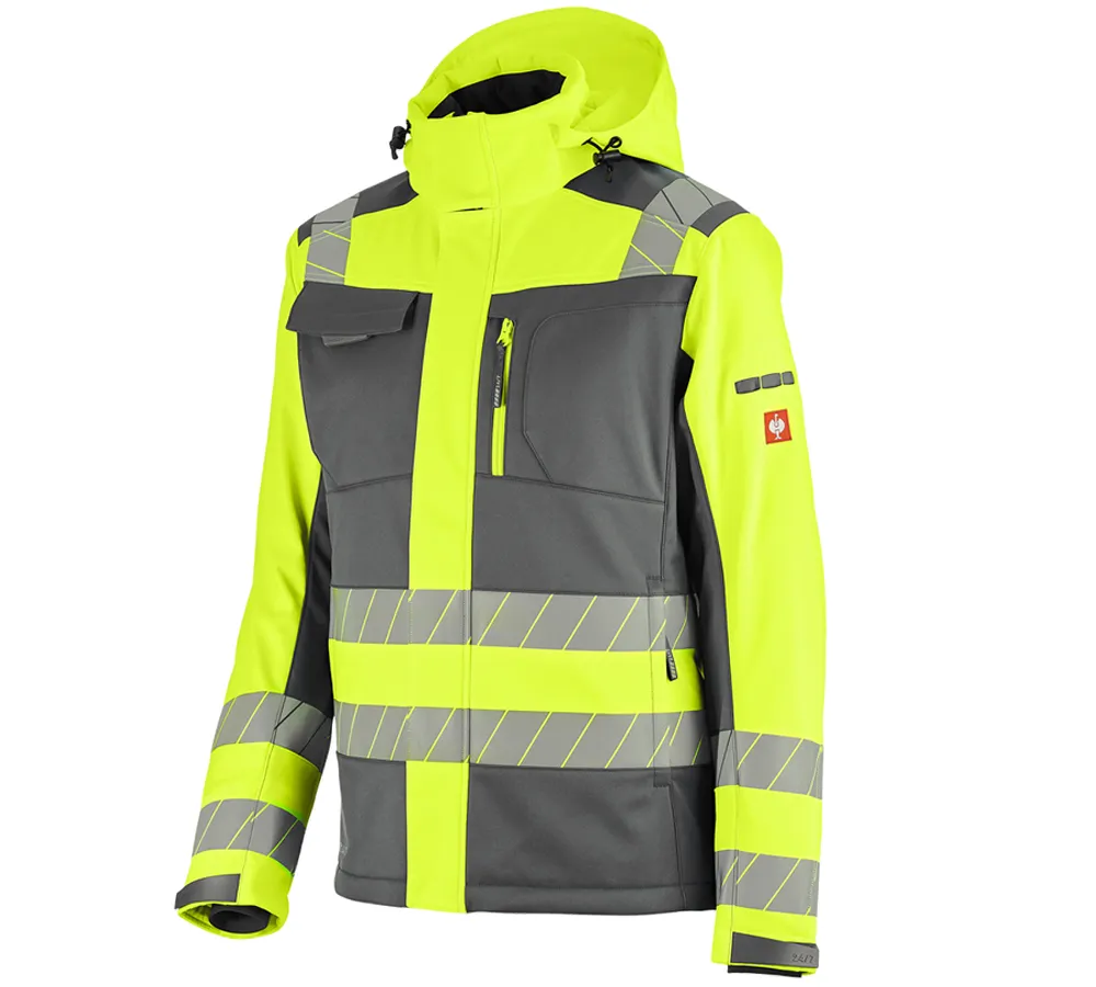 High-vis winter softshell jacket e.s.motion 24/7