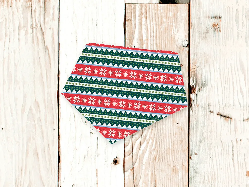 Holiday Sweater Dog Bandana