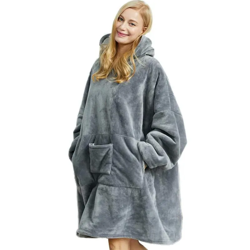 Hoodies Blankets Lazy Blanket Outdoor Home Wear Casual Hooded Sweater