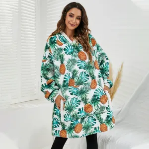 Hoodies Blankets Thickened Pullover Sweater Lazy Blanket Home Wear