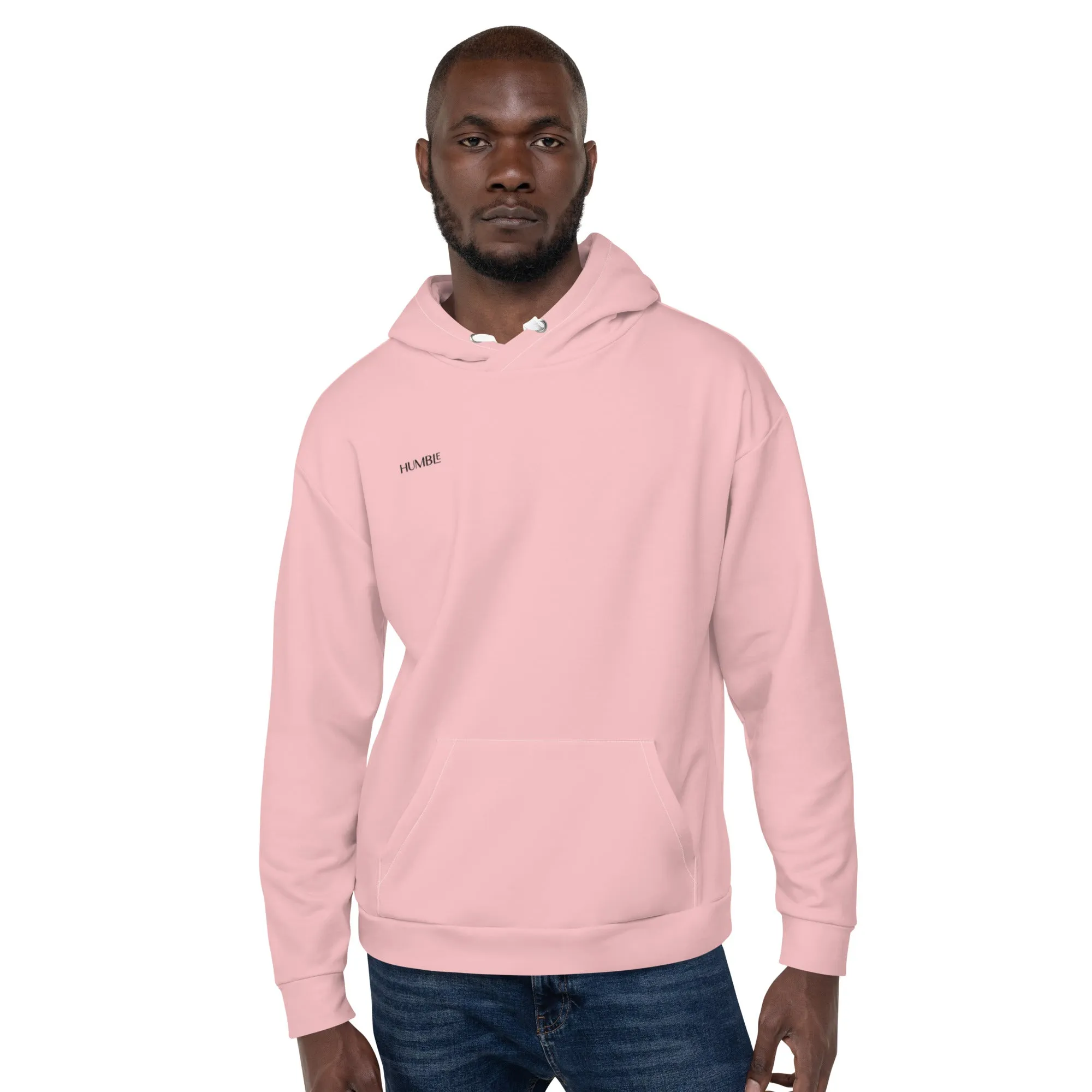 Humble Sportswear™ Light Pink Relaxed Fit Hoodie