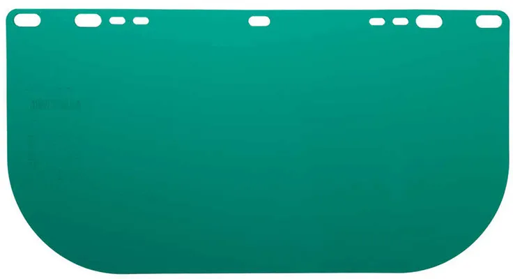 Jackson 8154 Dark Green Polycarbonate Face Shield 29100