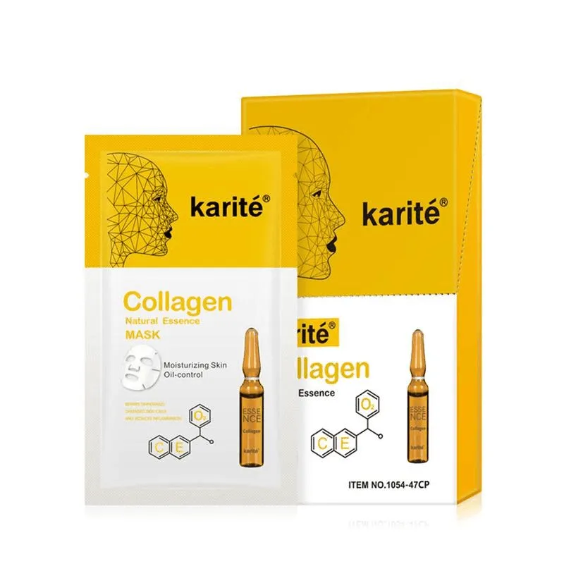 Karite Collagen Natural Essence Facial Mask - 3pcs