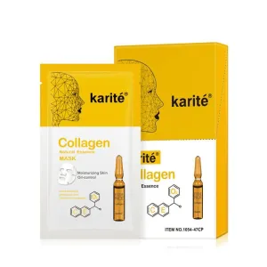 Karite Collagen Natural Essence Facial Mask - 3pcs