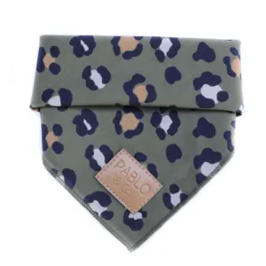 Khaki Leopard Dog Bandana