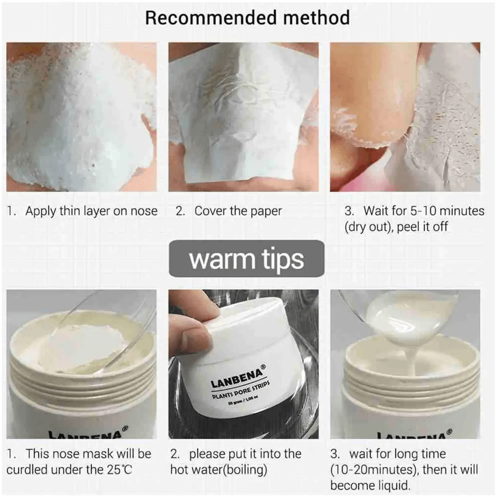 Lanbena Nose Plants Pore Strips - 30g