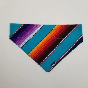 LARGE BLUE SARAPE DOG BANDANA. 146