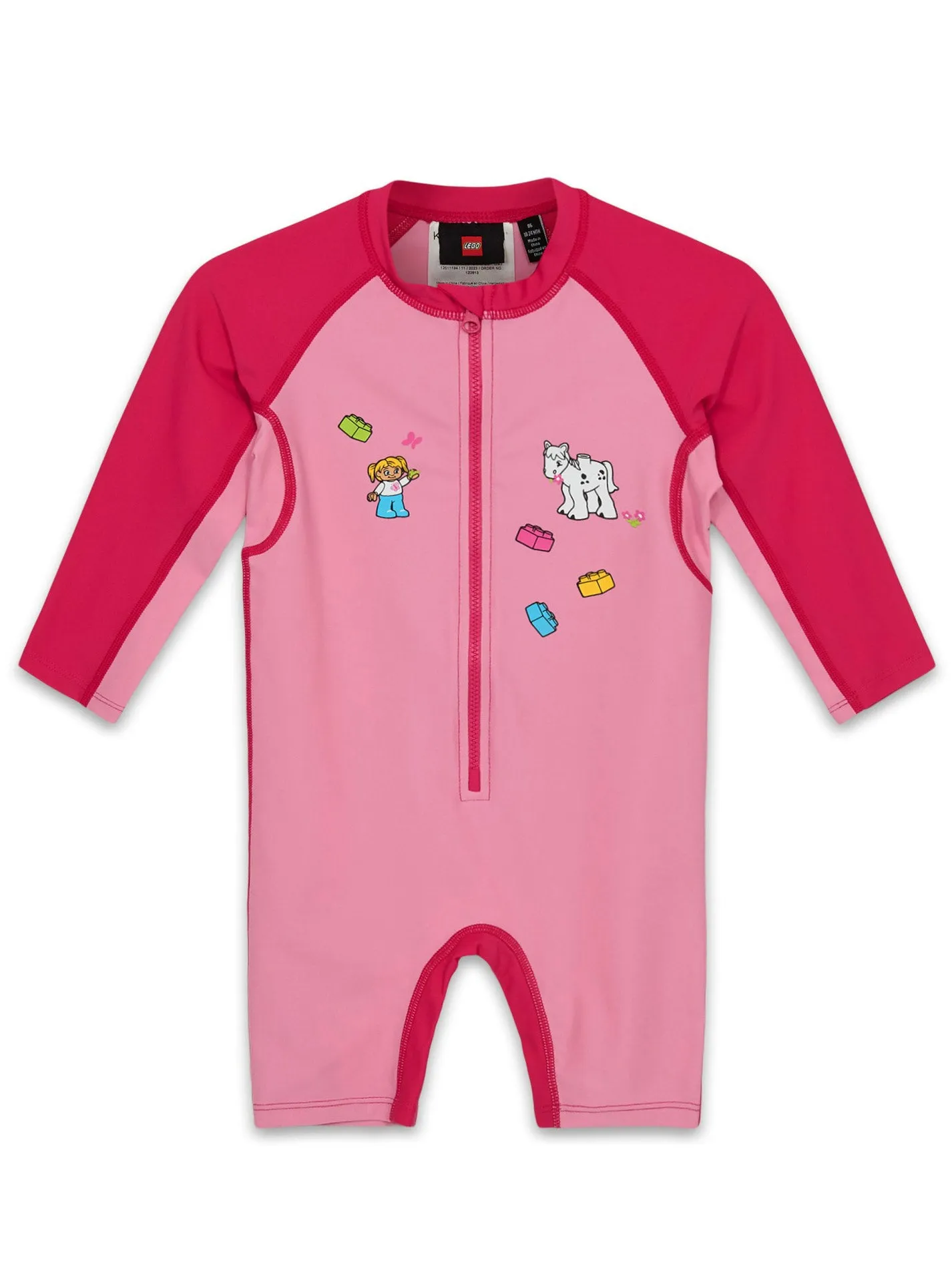 Lego wear-Coverall swimsuit for girl-12011194 pink